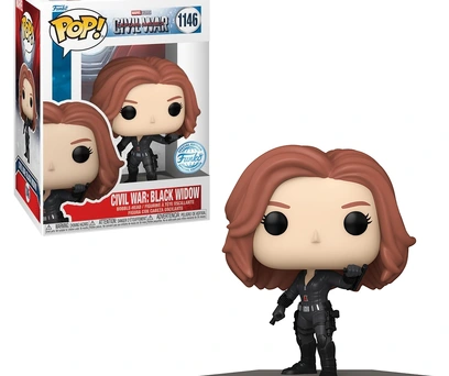 FUNKO POP MARVEL CAPTAIN AMERICA: CIVIL WAR EXCLUSIVE - BLACK WIDOW 1146 
