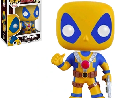 FUNKO POP MARVEL DEADPOOL EXCLUSIVE - YELLOW DEADPOOL 112
