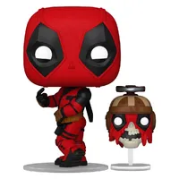 FUNKO POP MARVEL DEADPOOL & WOLVERINE - DEADPOOL WITH HEADPOOL 1400  - imagem 2