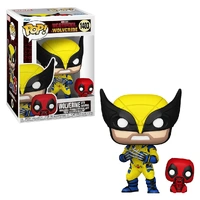 FUNKO POP MARVEL DEADPOOL & WOLVERINE - WOLVERINE WITH BABYPOOL 1403  - imagem 1