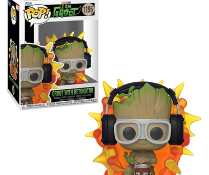 FUNKO POP MARVEL I AM GROOT - GROOT WITH DETONATOR 1195