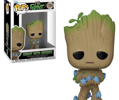 FUNKO POP MARVEL I AM GROOT - GROOT WITH GRUNDS 1194