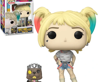 FUNKO POP HEROES BIRDS OF PREY - ARLEQUINA AND BEAVER 308 