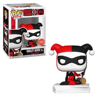 FUNKO POP HEROES HARLEY 30TH EXCLUSIVE - ARLEQUINA WITH CARDS 454 - imagem 1