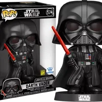 FUNKO POP STAR WARS LIGHTS & SOUND 574 - DART VADER - imagem 1