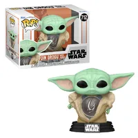 FUNKO POP DELUXE STAR WARS THE MANDALORIAN - DIN GROGU WITH ARMOR 712  - imagem 1