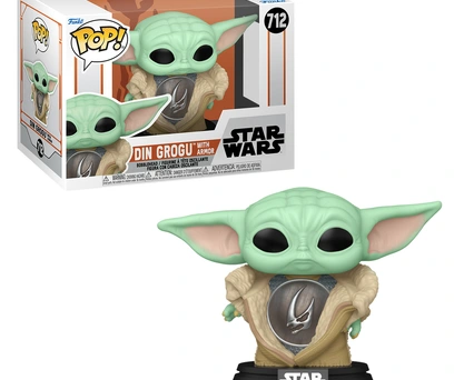 FUNKO POP DELUXE STAR WARS THE MANDALORIAN - DIN GROGU WITH ARMOR 712 