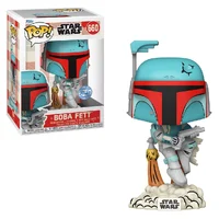FUNKO POP STAR WARS 100TH ANNIVERSARY - BOBA FETT RETRO 660 - imagem 1