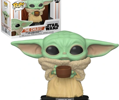FUNKO POP STAR WARS THE MANDALORIAN - THE CHILD WITH CUP 378