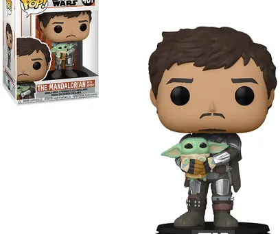 FUNKO POP STAR WARS THE MANDALORIAN - THE MANDALORIAN WITH GROGU 461