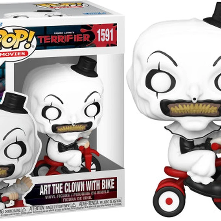 FUNKO POP MOVIES! ART THE CLOWN WITH BIKE 1591 
