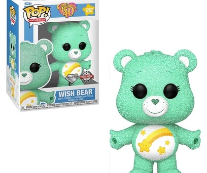 FUNKO POP ANIMATION CARE BEARS 40TH DIAMOND EXCLUSIVE - WISH BEAR 1207