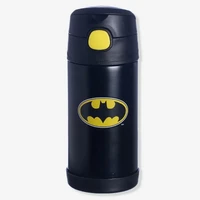 GARRAFA INFANTIL CLICK COM CANUDO BATMAN - DC COMICS  - imagem 1