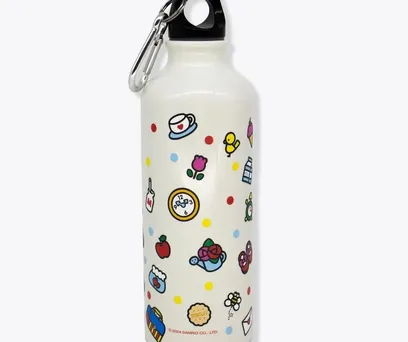 GARRAFA COM MOSQUETÃO HELLO KITTY 