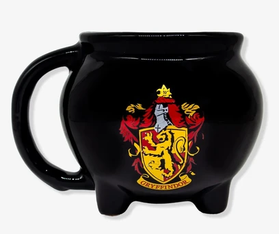CANECA 3D CALDEIRÃO GRIFINORIA – HARRY POTTER 