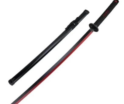 KATANA DEMON SLAYER - TANJIRO KAMADO BAMBU COM LED 
