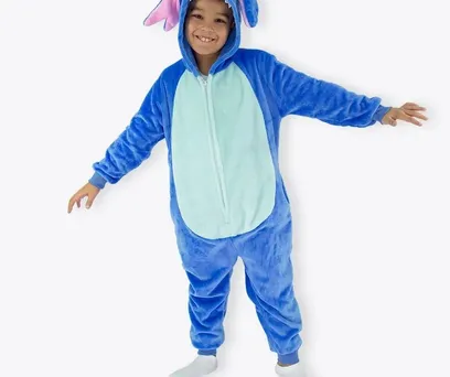 MACACÃO KIGURUMI INFANTIL 7-8 ANOS STITCH – DISNEY 