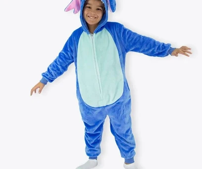 MACACÃO KIGURUMI INFANTIL 7-8 ANOS STITCH – DISNEY 