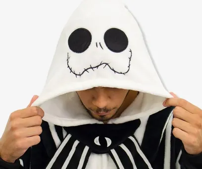MACACÃO KIGURUMI JACK SKELLINGTON - O ESTRANHO MUNDO DE JACK 