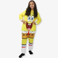 MACACÃO KIGURUMI INFANTIL DE 9 A 10 ANOS BOB ESPONJA  - imagem 1