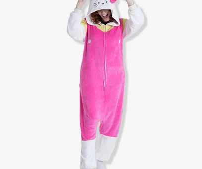 Macacão Kigurumi Hello Kitty 