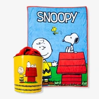 Kit Manta Com Balde Snoopy - imagem 1