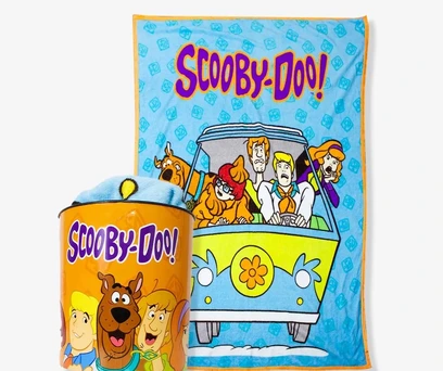 Kit Manta Com Balde Scooby Doo