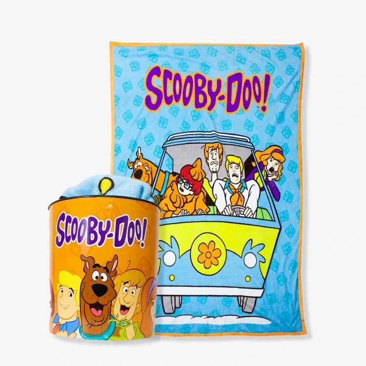 Kit Manta Com Balde Scooby Doo