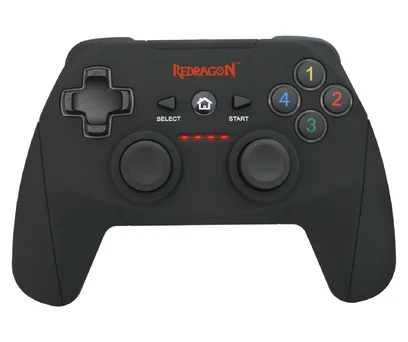 Controle Redragon G808 Harrow / sem Fio para PC / Android / PSP3 / PS3 - Preto