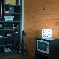 LUMINÁRIA PLAYSTATION BOX ÍCONES BRANCA - imagem 3