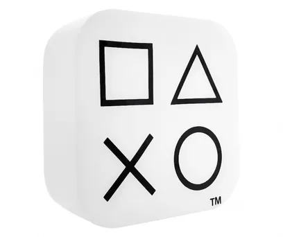 LUMINÁRIA PLAYSTATION BOX ÍCONES BRANCA