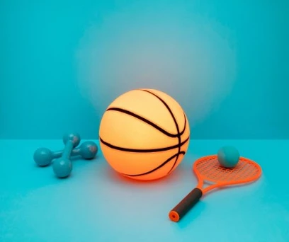 LUMINÁRIA BOLA DE BASQUETE 
