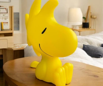 LUMINÁRIA 3D WOODSTOCK SNOOPY PEANUTS 