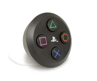 LUMINÁRIA BOTÃO PLAYSTATION - PRETO 