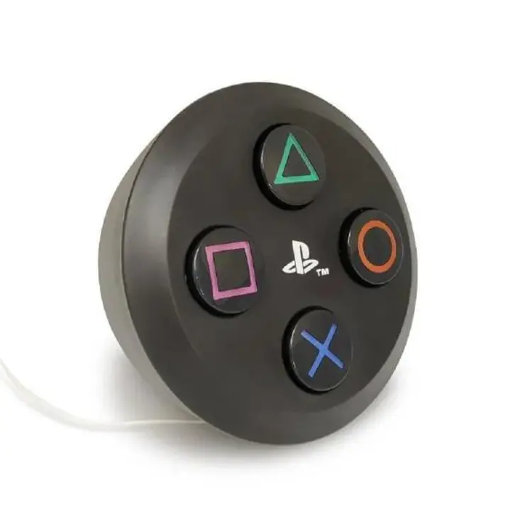LUMINÁRIA BOTÃO PLAYSTATION - PRETO 