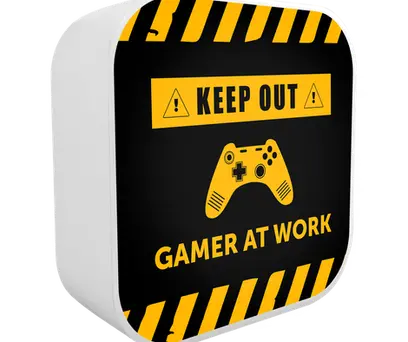 BOX LUMINARIA - GAMER AT WORK