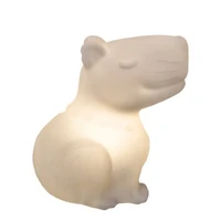 LUMINÁRIA CAPIVARA BRANCA - imagem 1