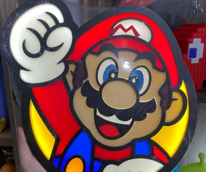 LUMINÁRIA SUPER MARIO BROS 