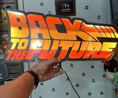 LUMINÁRIA BACK TO THE FUTURE 