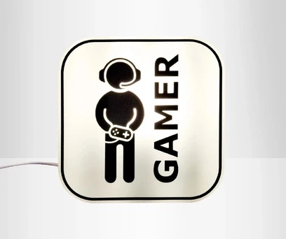 LUMINÁRIA BOX GAMER 