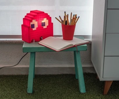 LUMINÁRIA FANTASMINHA PAC-MAN