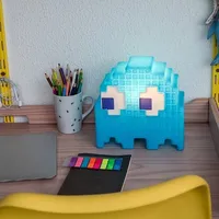 LUMINARIA FANTASMINHA AZUL PAC-MAN  - imagem 1