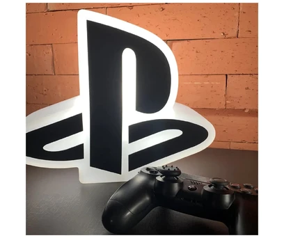 LUMINÁRIA PLAYSTATION LOGO 