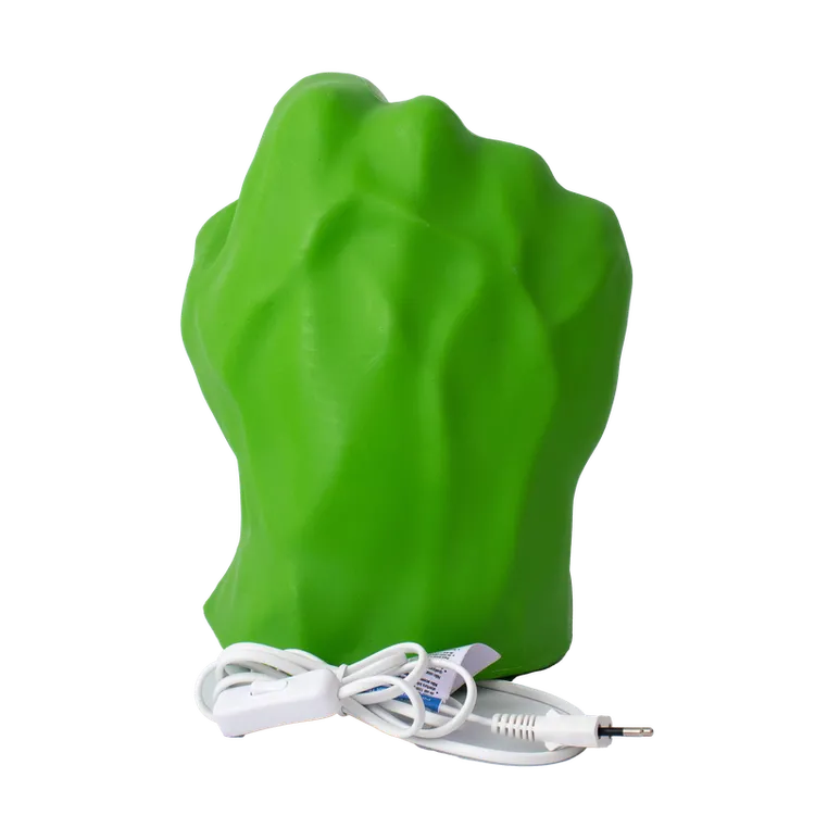 LUMINARIA MÃO MARVEL INCRÍVEL HULK