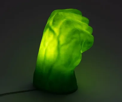 LUMINARIA MÃO MARVEL INCRÍVEL HULK