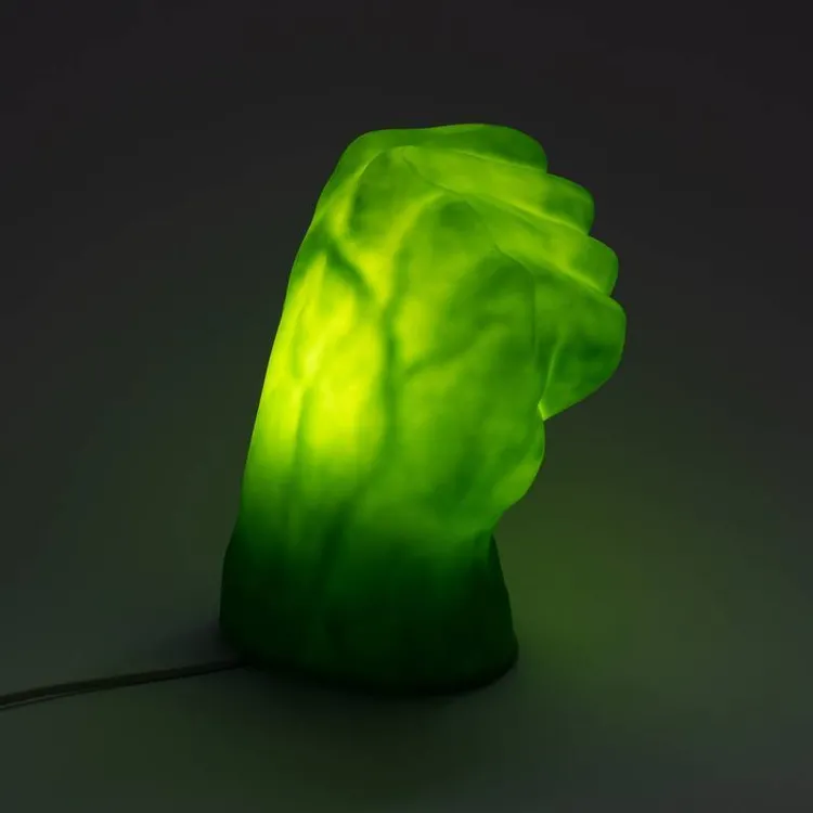 LUMINARIA MÃO MARVEL INCRÍVEL HULK