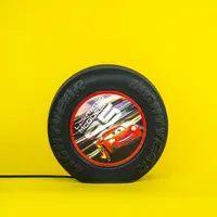 LUMINÁRIA RODA CARROS VERMELHO  - imagem 1