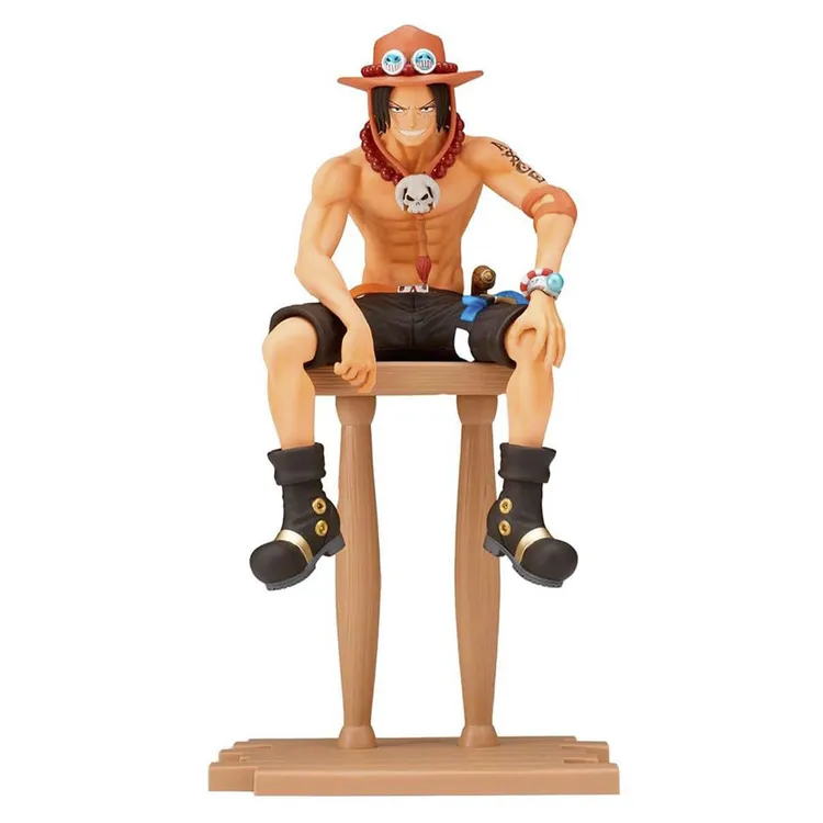 ESTÁTUA BANPRESTO ONE PIECE DXF THE GRANDLINE SERIES - PORTGAS D. ACE (10901)