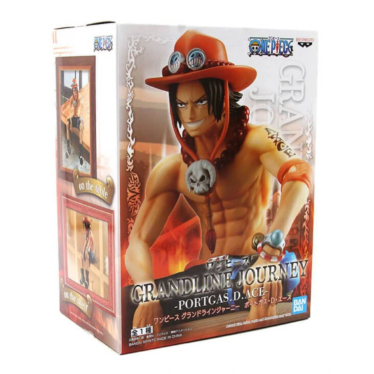 ESTÁTUA BANPRESTO ONE PIECE DXF THE GRANDLINE SERIES - PORTGAS D. ACE (10901)