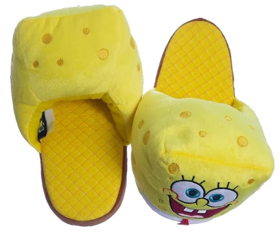 PANTUFA CHINELO FORMATO BOB ESPONJA 